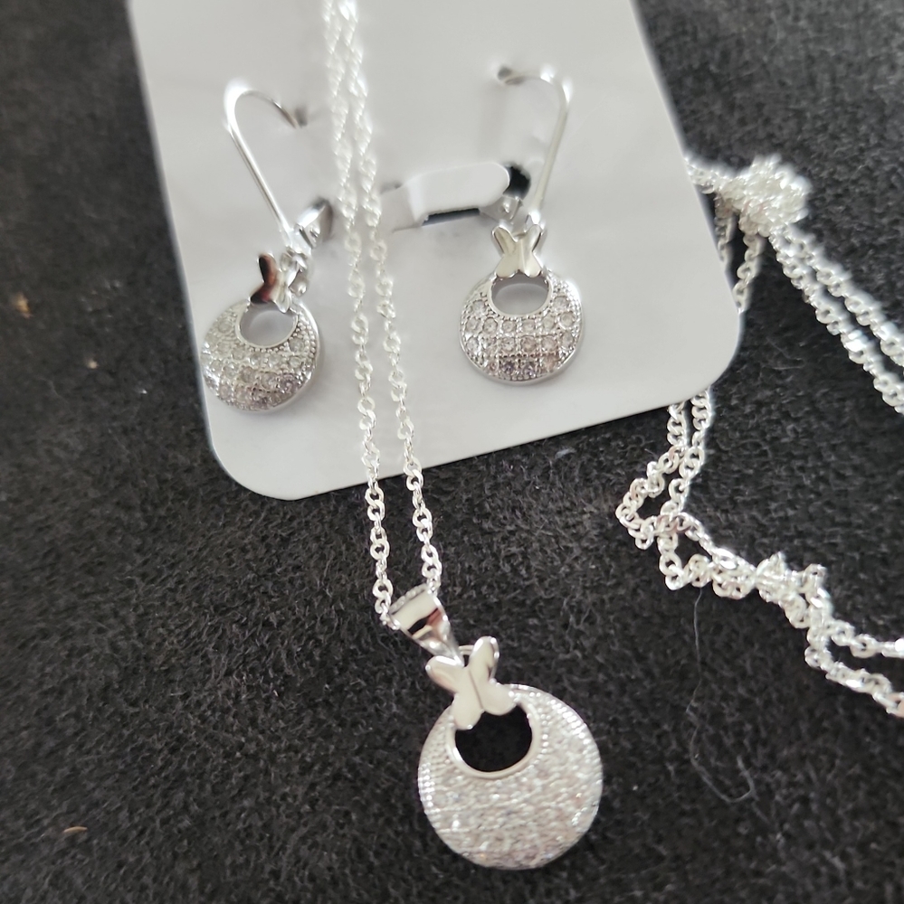 Sterling silver 925 earrings set